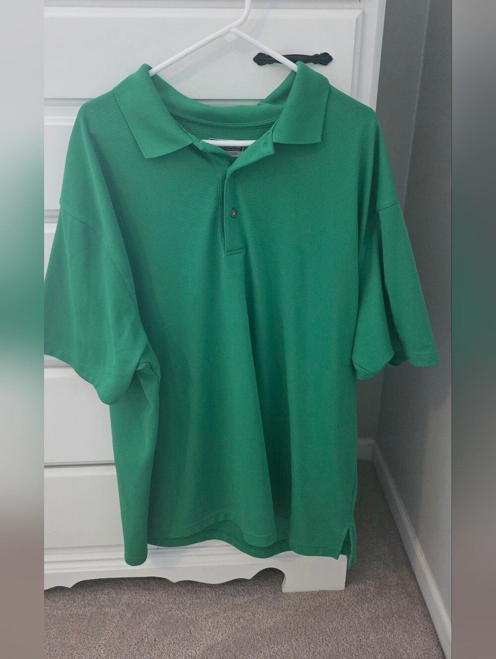 Grand Slam Performance 3XL Polo Men's Short Sleeve Shirt Green.